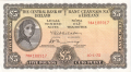 Ireland, Republic Of 2 5 Pounds, Prefix 38A, 18. 1.1971